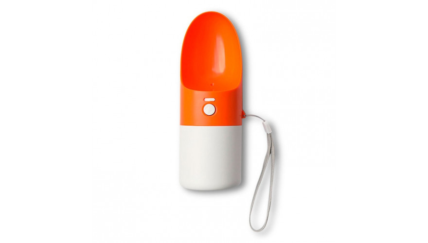 фото Поилка для собак xiaomi, moestar rocket portable pet cup orange, 270 мл