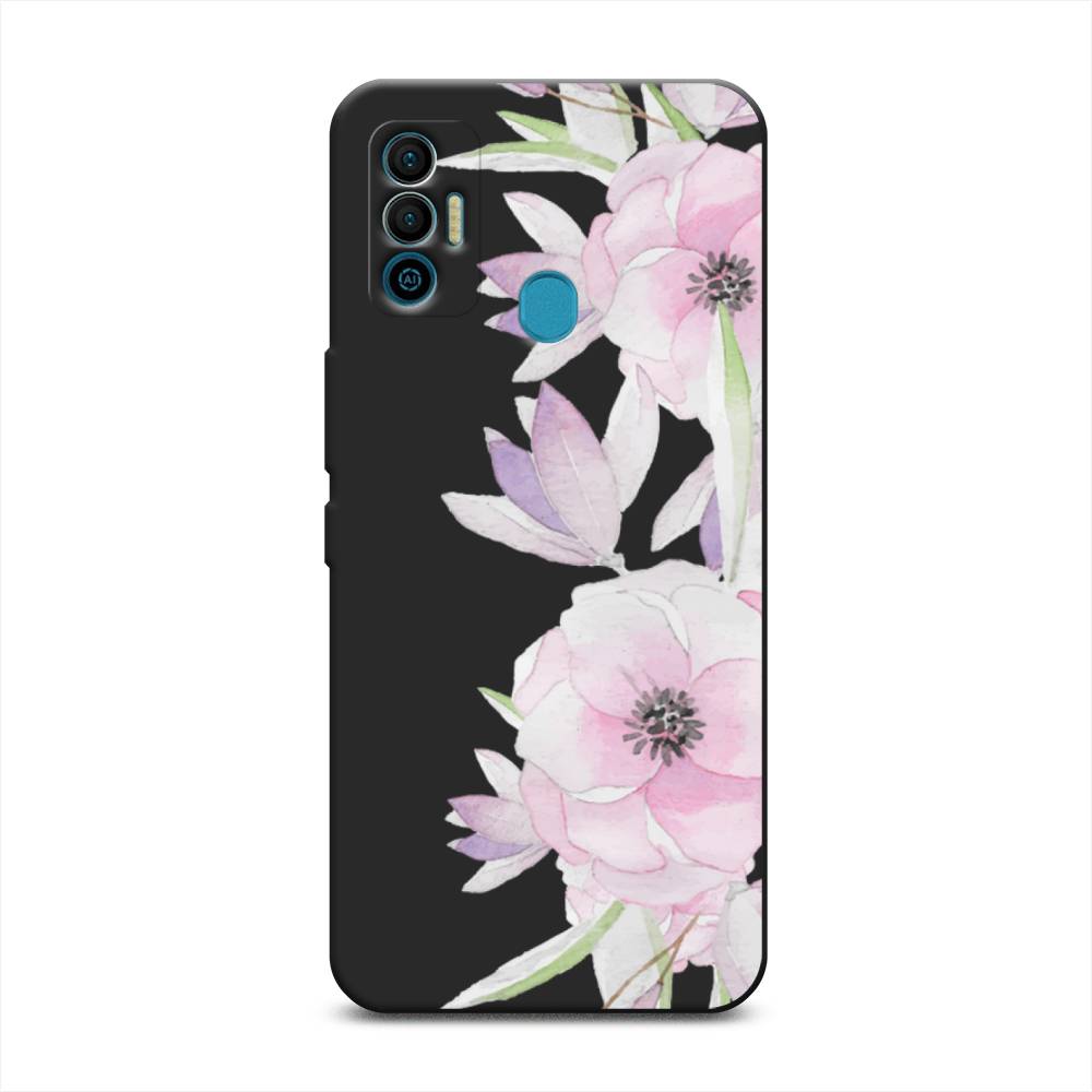 

Чехол Awog 301052-1 для Tecno Spark 7 "Нежные анемоны", Розовый;черный;фиолетовый, 301052-1