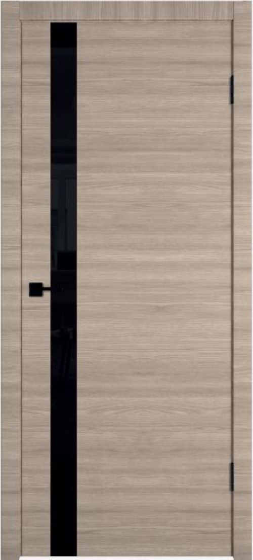 Двери Владимирская Фабрика Дверей ДПО Соло 700*2000 Red oak гориз. Black gloss