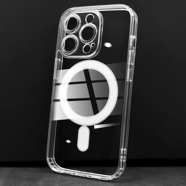 

Силиконовый чехол Jack Case Premium MageSafe iPhone 15 pro прозрачный