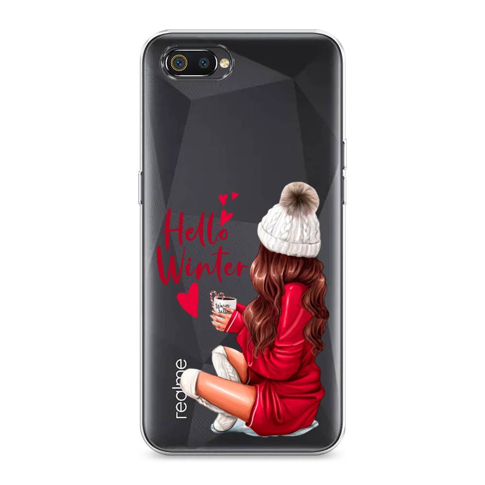 

Чехол на Realme C2 "Hello winter", Красный;белый;коричневый, 251150-5