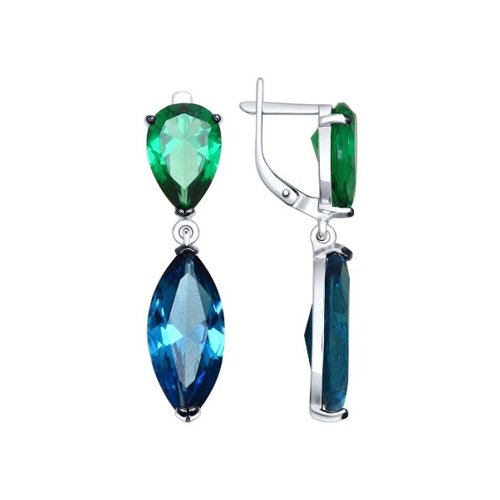 

Серьги из серебра с ситаллом SOKOLOV 92021452, 92021452
