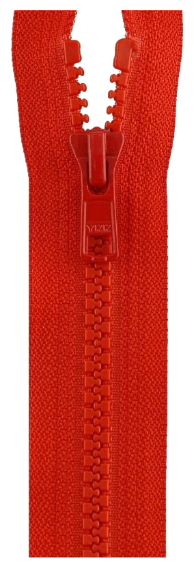 

Застежка-молния YKK 4335956/50, 820 алый тип 5 (5,7мм), разъемная, длина 50см