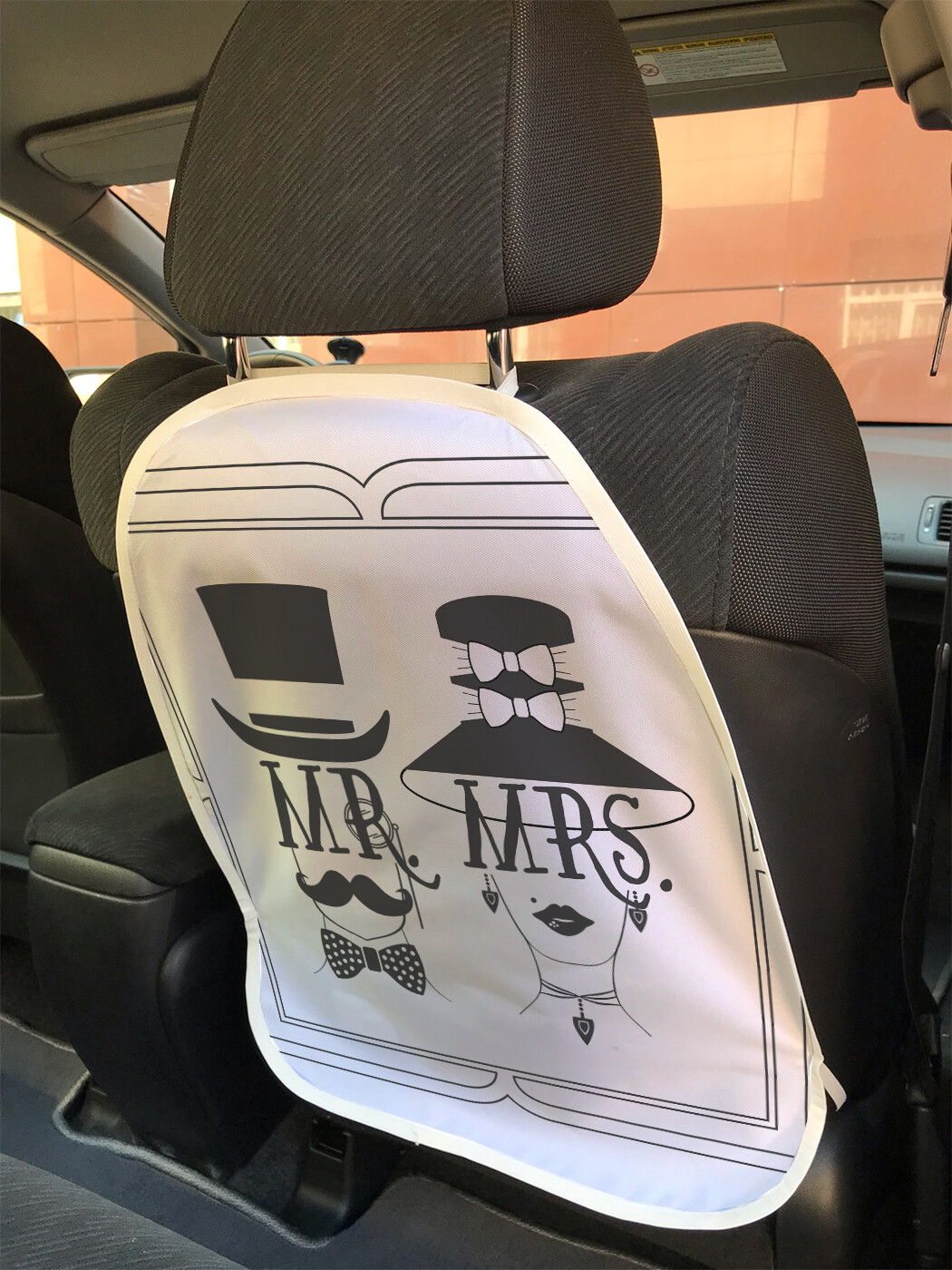 

Накидка на спинку сиденья JoyArty Бракосочетание в рамке, 45х62, Бракосочетание в рамке