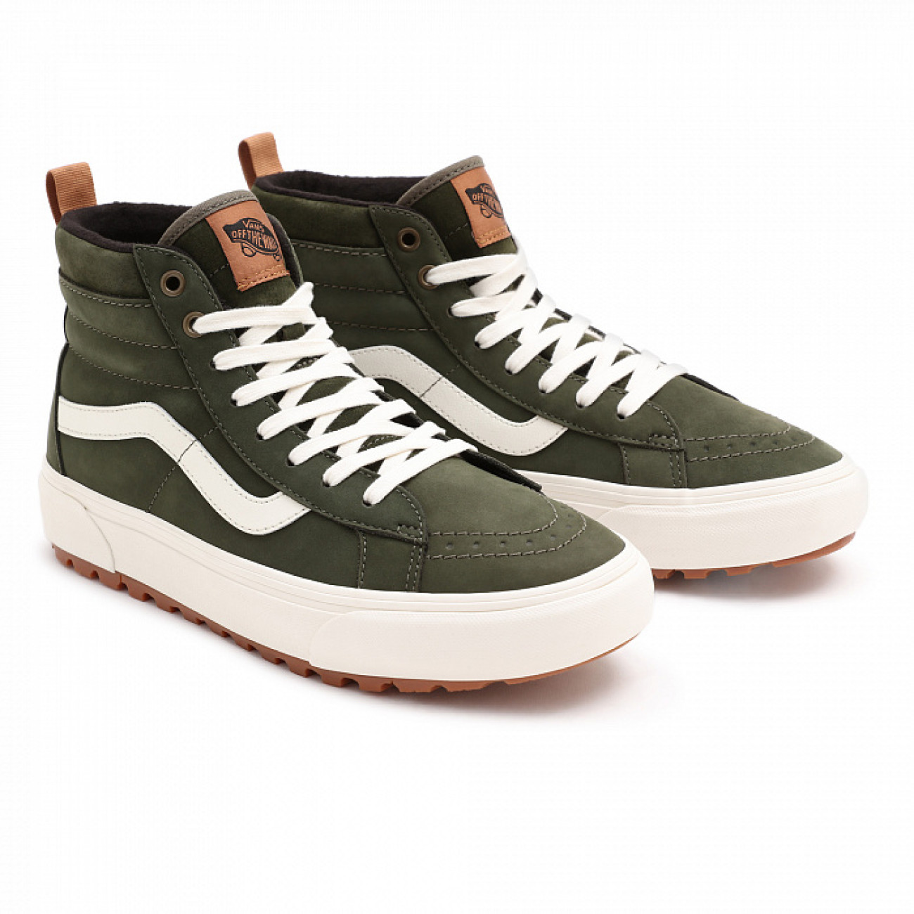 

Кеды унисекс Vans UA SK8-HI MTE-1 GRAPE LEAF/NUB зеленые 4 US, UA SK8-HI MTE-1 GRAPE LEAF/NUB