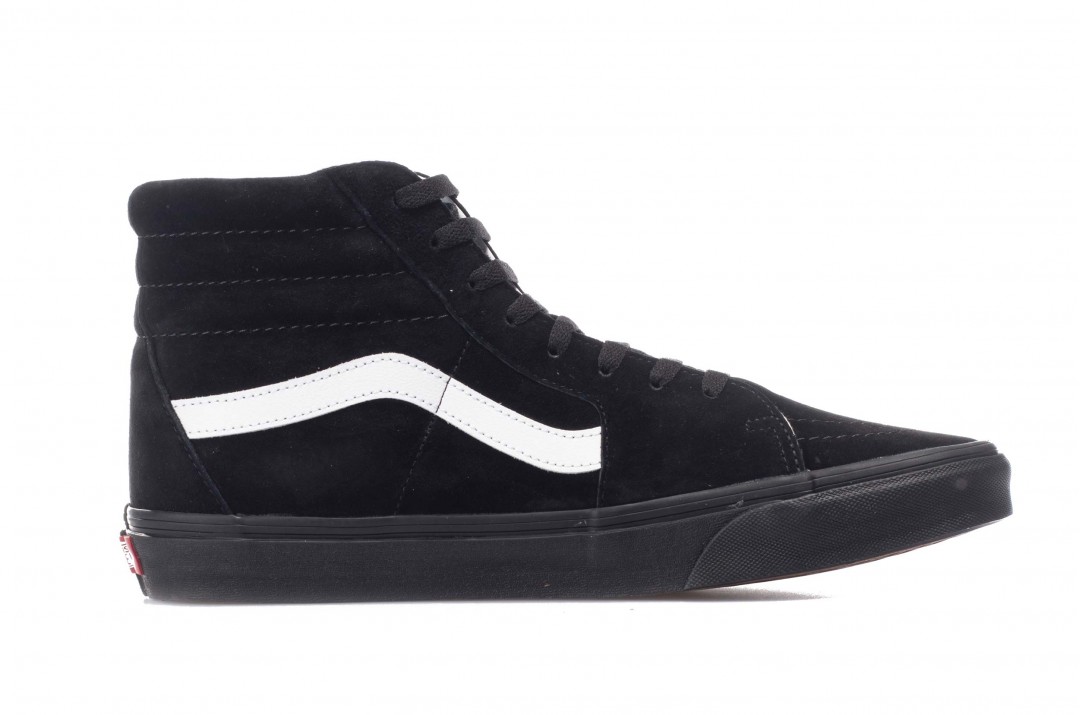 

Кеды унисекс Vans UA SK8-HI (PIG SUEDE) BLA черные 4.5 US, UA SK8-HI (PIG SUEDE) BLA