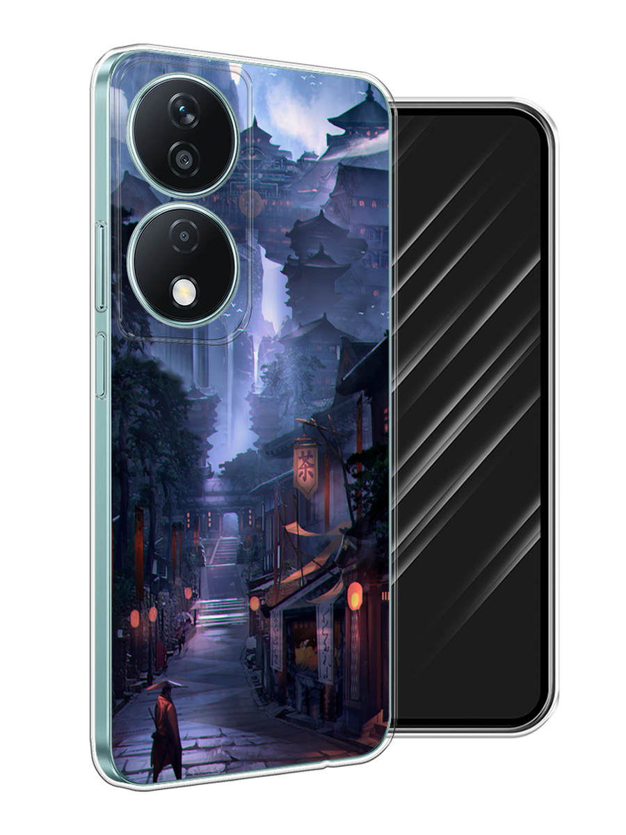

Чехол Awog на Honor X7B "Одинокий самурай", Синий;черный;коричневый, 6123350-1