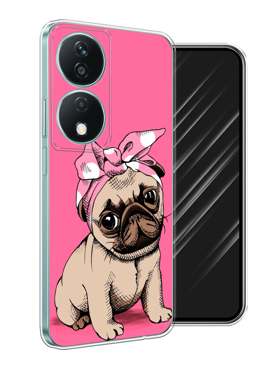 

Чехол Awog на Honor X7B "Dog Pin-Up", Розовый;бежевый, 6123350-1