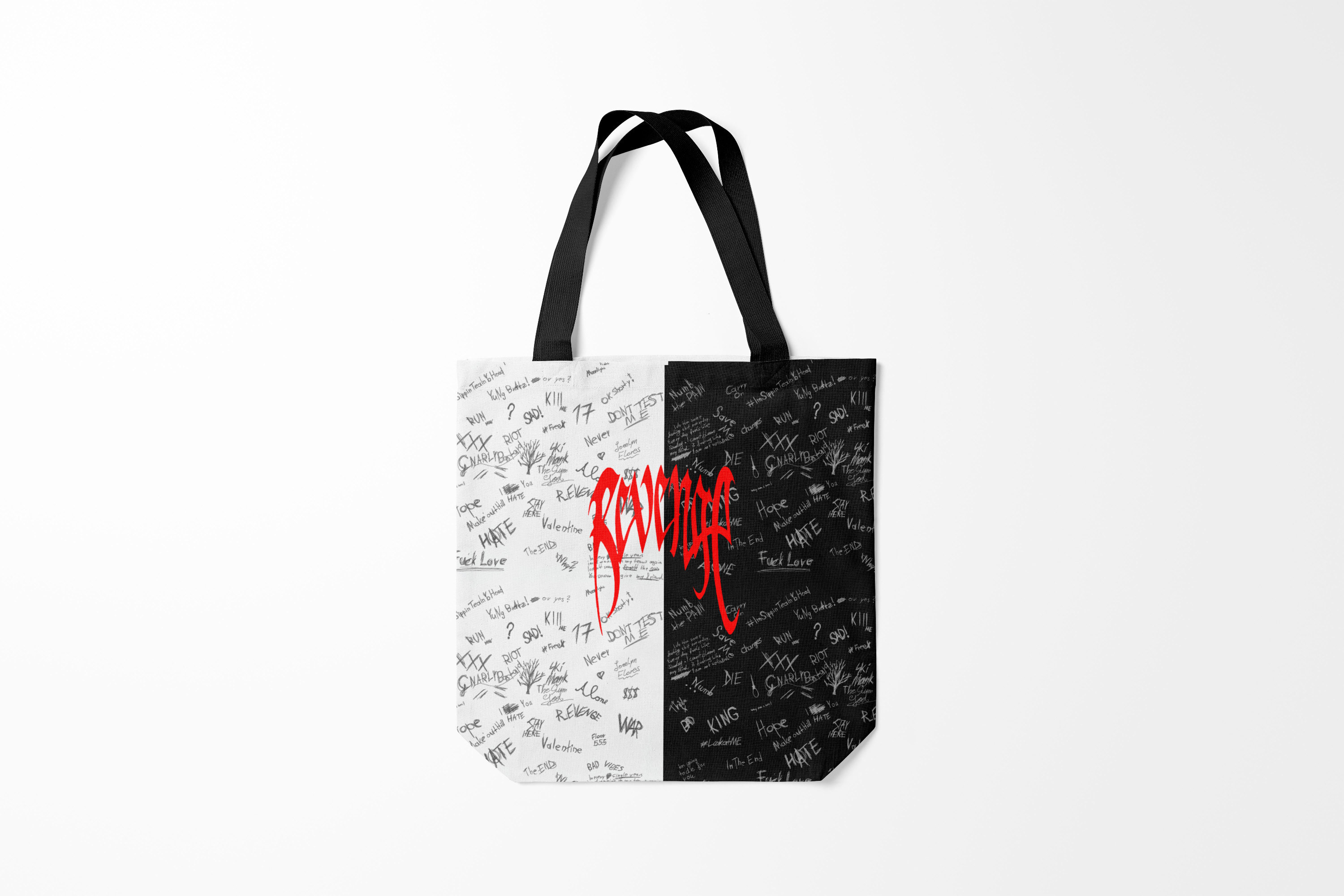 

Сумка шoппер унисекс Burnettie XXXtentacion LOGOBOMBING, белый; черный, XXXtentacion LOGOBOMBING