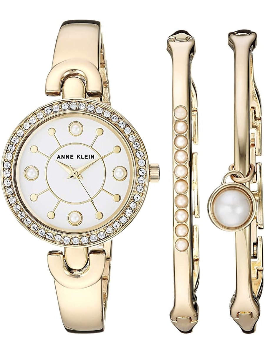 

Наручные часы женские Anne Klein AK/3288GBST золотистые, AK/3288GBST