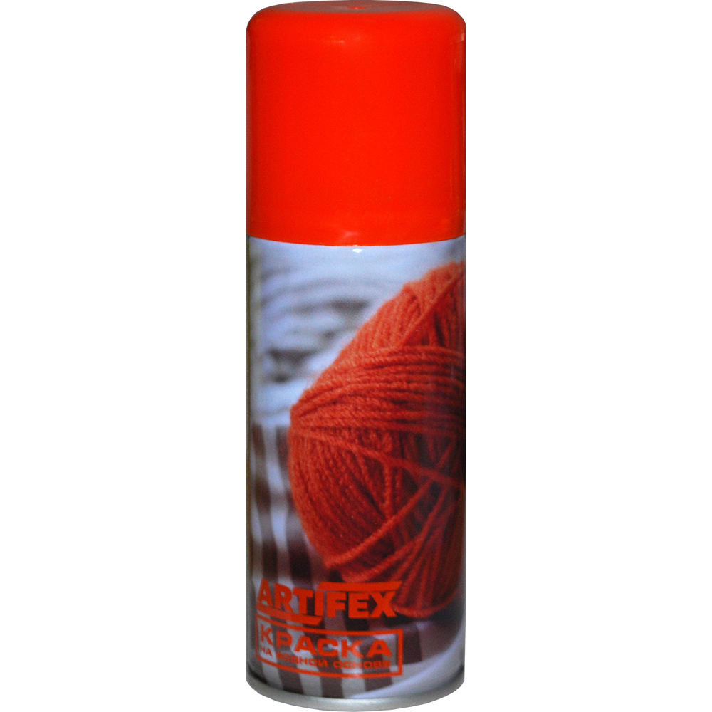 фото Оранжевая аэрозольная краска на водной основе artifex 100мл ral 2004
