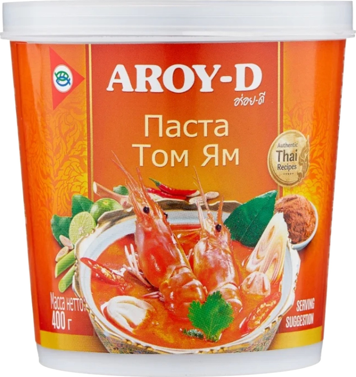 

Паста Aroy-D Том Ям, 400 г х 24 шт, Паста Том Ям 400 гр Aroy-D ( 24 шт. в наборе)