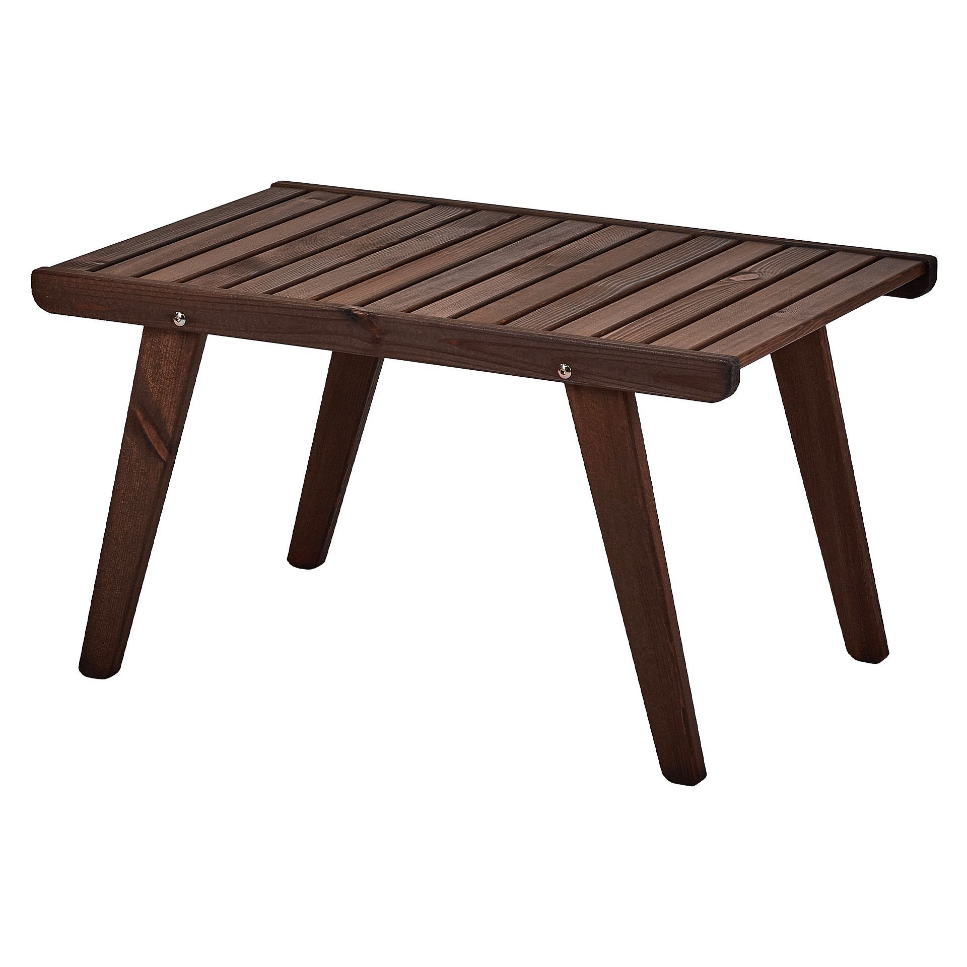 Стол для дачи обеденный Interlink Сансет 5004545 коричневый 70х70х70 см