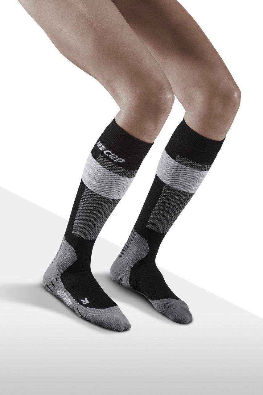 Гольфы женские CEP Compression Merino knee socks черные IV 5999₽