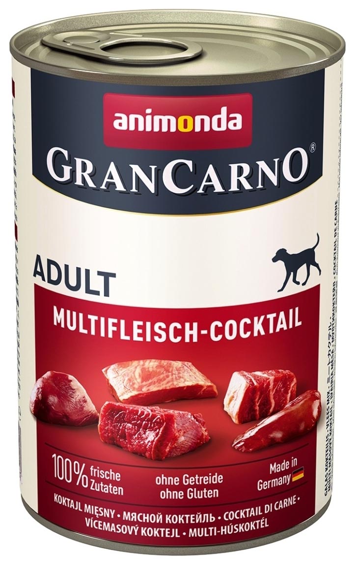 фото Консервы для собак animonda gran carno original adult мясной коктейль, 6 шт по 400 г