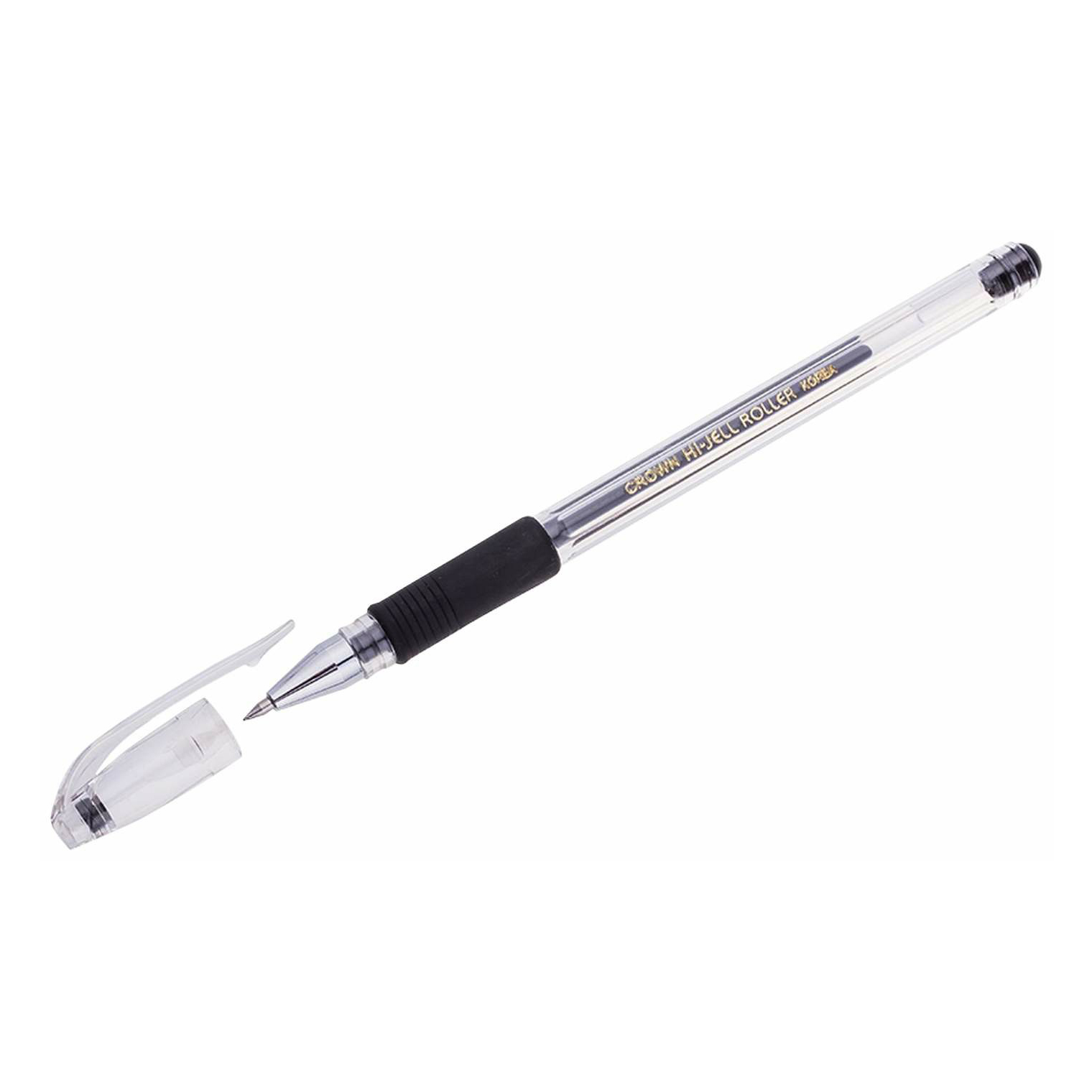 

Ручка гелевая Crown Hi-Jell Grip 0,5 мм черная