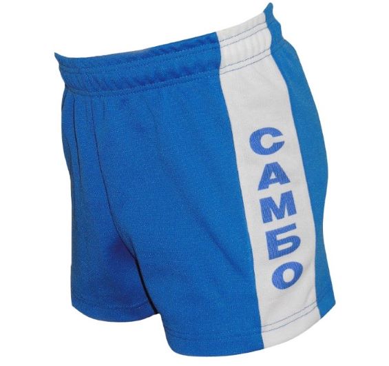 

Шорты для самбо синий (36), Синий;белый, Самбо