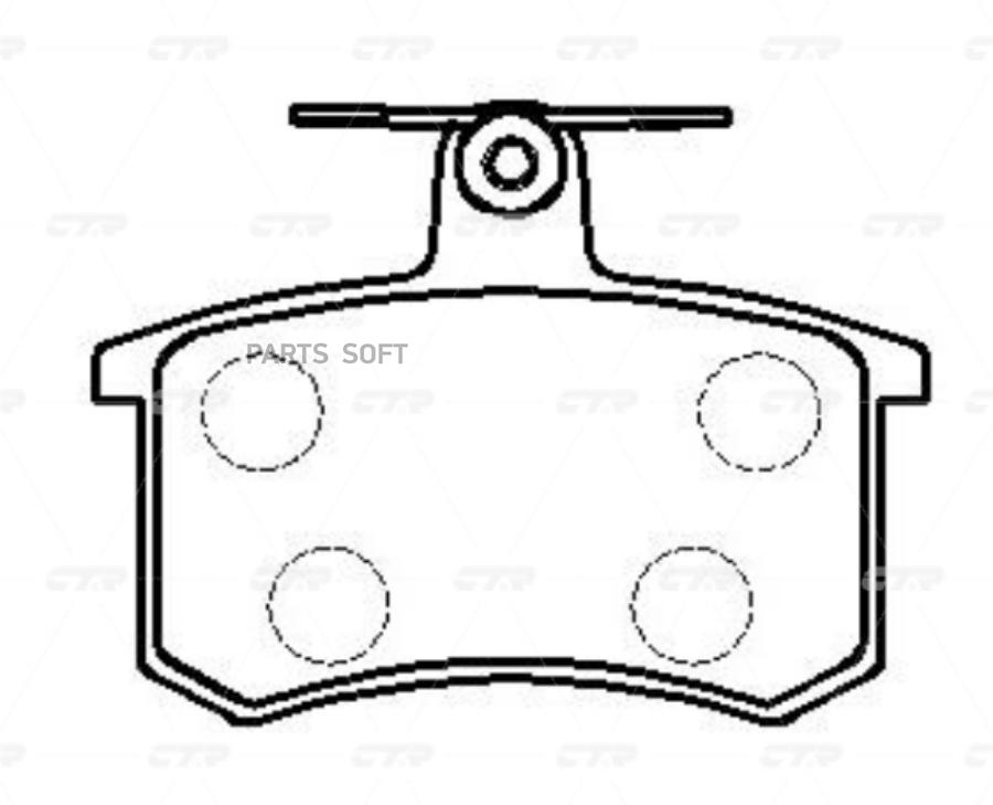 

Тормозные колодки Ctr gk1269