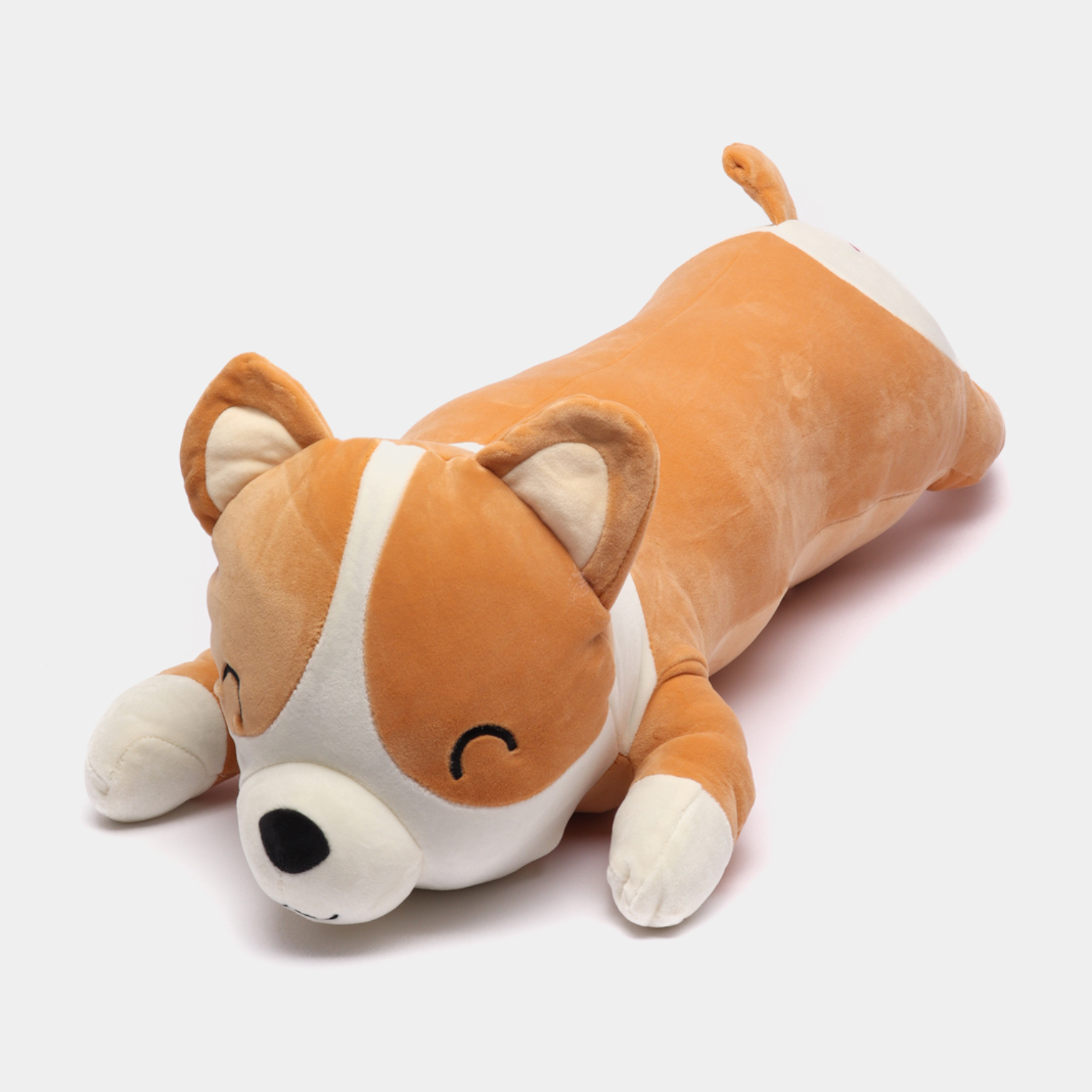 Мягкая игрушка-антистресс Nano Shot Корги собака батон, 80 см мягкая игрушка собака батон багет хаски 90 см