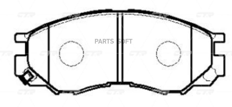 

Колодки тормозные передние mitsubishi l200/l300/space gear 2.0i-2.5d/td &16v 94> Gk0620