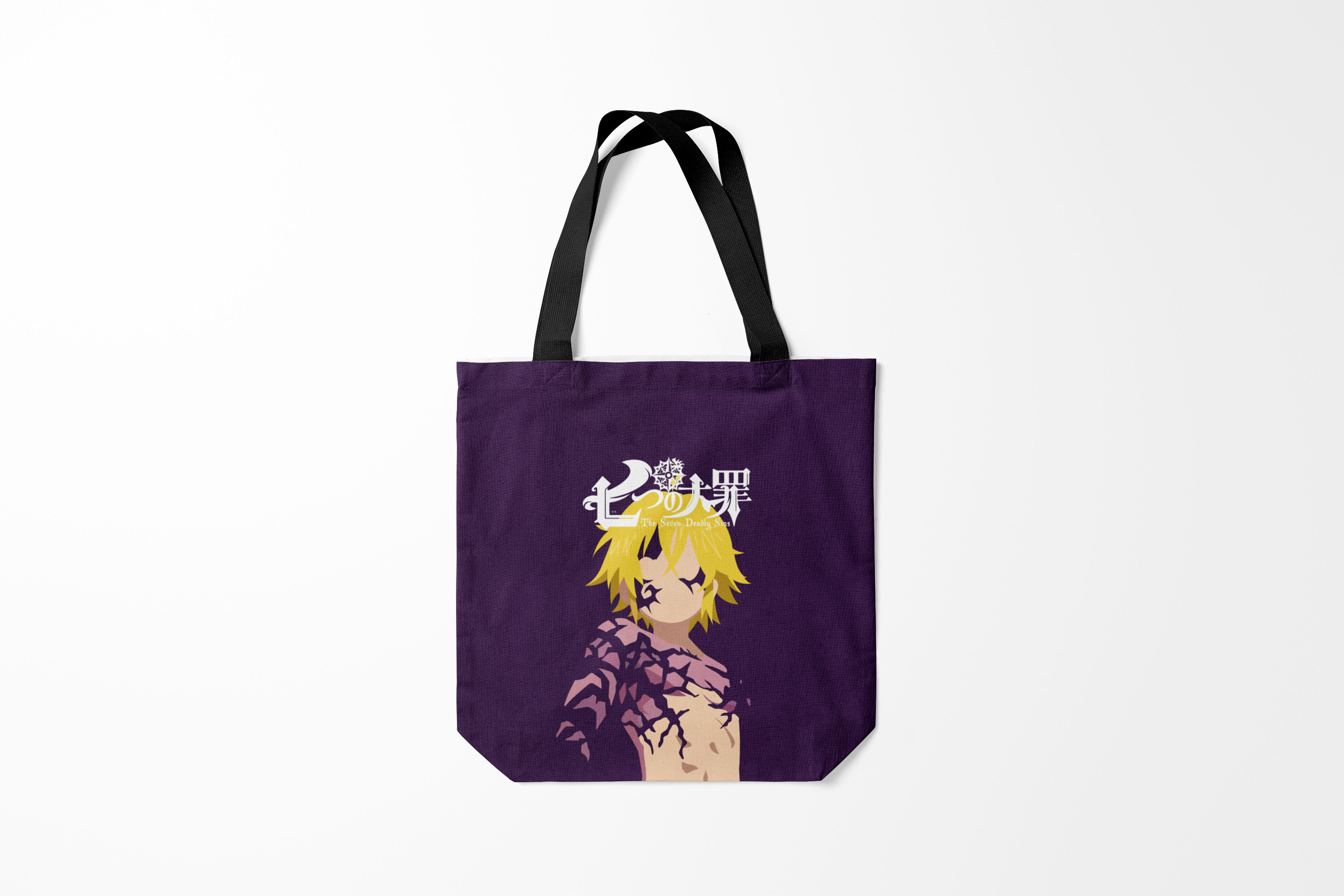 

Сумка шoппер унисекс Burnettie 7 смертных грехов Nanatsu no Taizai силуэт, фиолетовый, 7 смертных грехов Nanatsu no Taizai силуэт