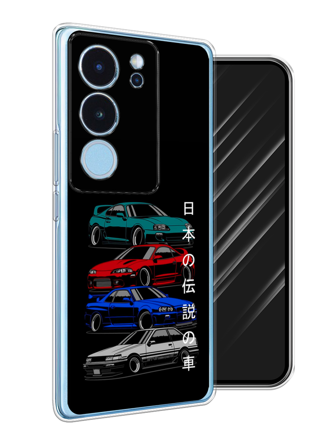 

Чехол Awog на Vivo V29 "JDM Legend cars", Зеленый;красный;синий, 269350-1