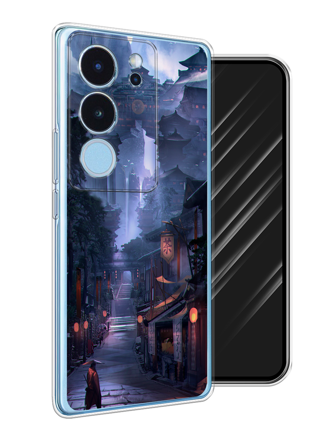 

Чехол Awog на Vivo V29 "Одинокий самурай", Синий;черный;коричневый, 269350-1