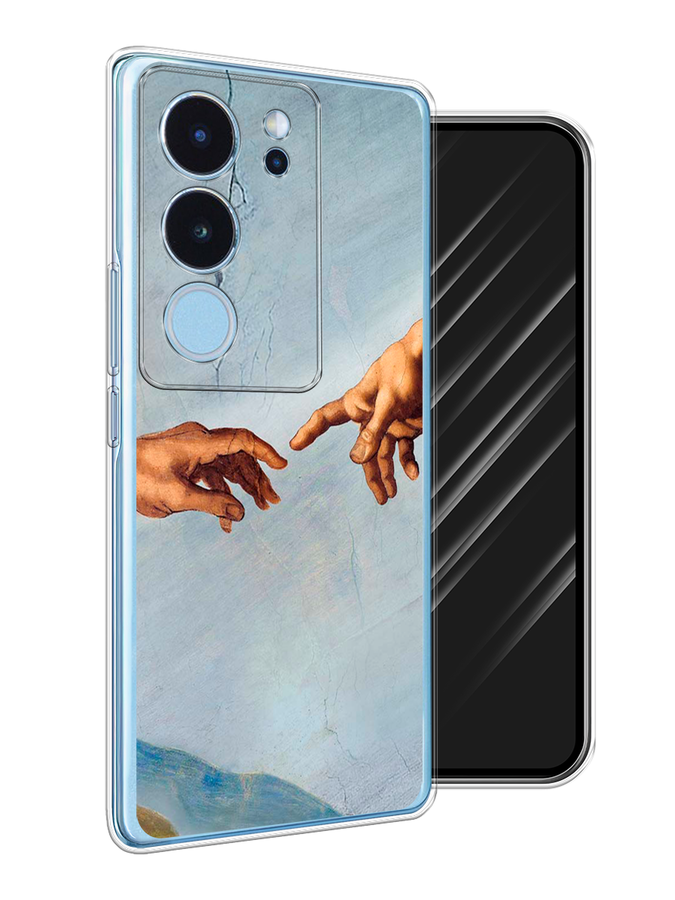 

Чехол Awog на Vivo V29 "Сотворение Адама", Голубой;коричневый;серый, 269350-1