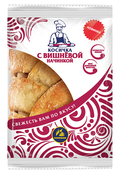 

Косичка Каравай с вишней 75 г