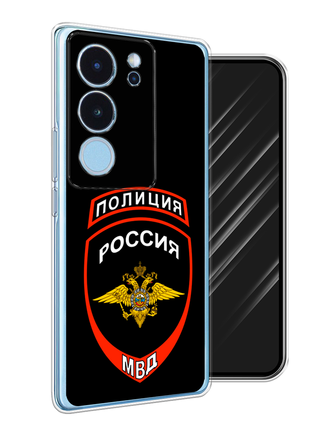 

Чехол Awog на Vivo V29 "Полиция шеврон", Черный;красный;белый, 269350-1