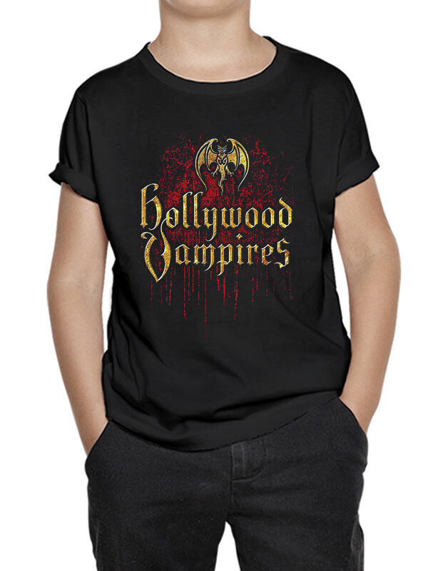 фото Футболка д/мальч. dreamshirts studio hollywood vampires ь цв. черный р.158