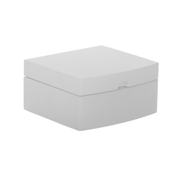 

Шкатулка для украшений Ad trend квадратная с крышкой 15 x 13,5 х 7,5 см белая