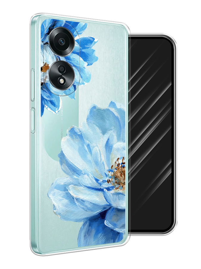 

Чехол Awog на Oppo A58 4G "Голубые клематисы", Голубой, 2514950-1