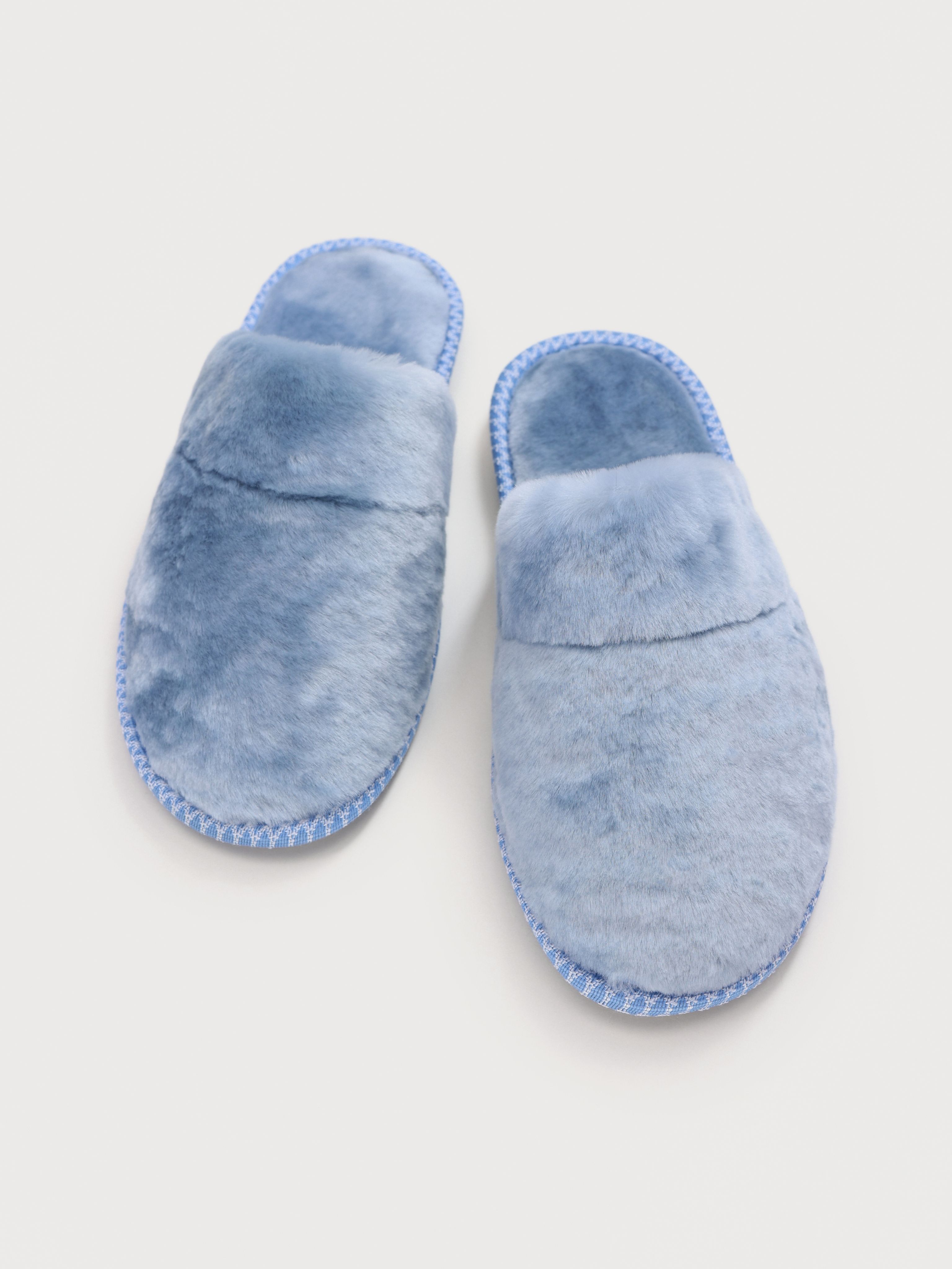 Тапочки женские ALEF 990-16 голубые 37 RU