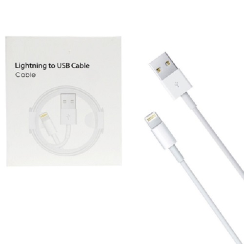 Кабель автомобильный Lightning to USB Cable 1m белый