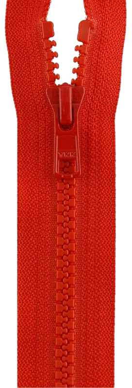 

Застежка-молния YKK 4335956/35, 820 алый тип 5 (5,7мм), разъемная, 35см