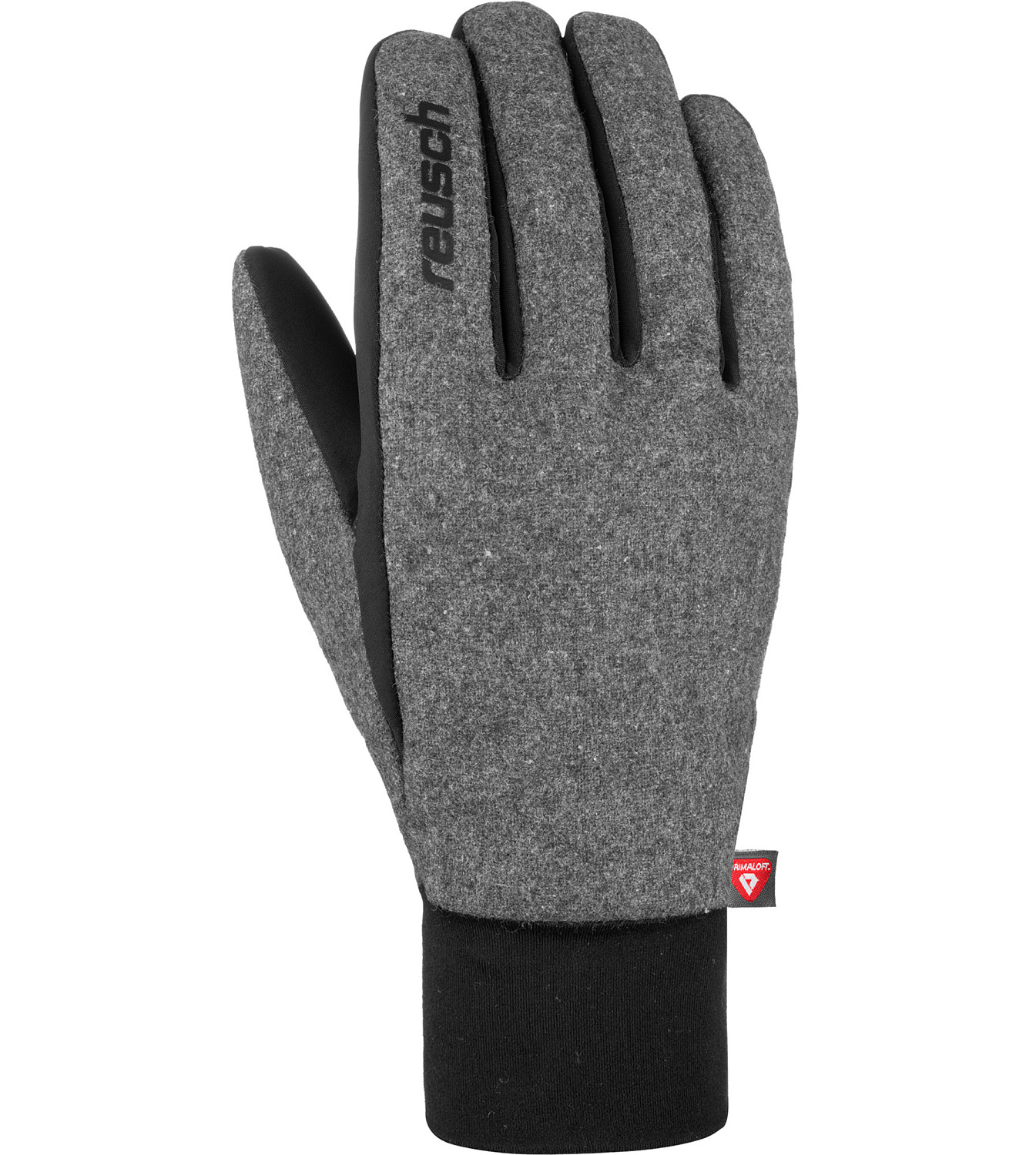 фото Перчатки reusch walk touch-tec, 2022, black/grey alpine melange, 9 inch