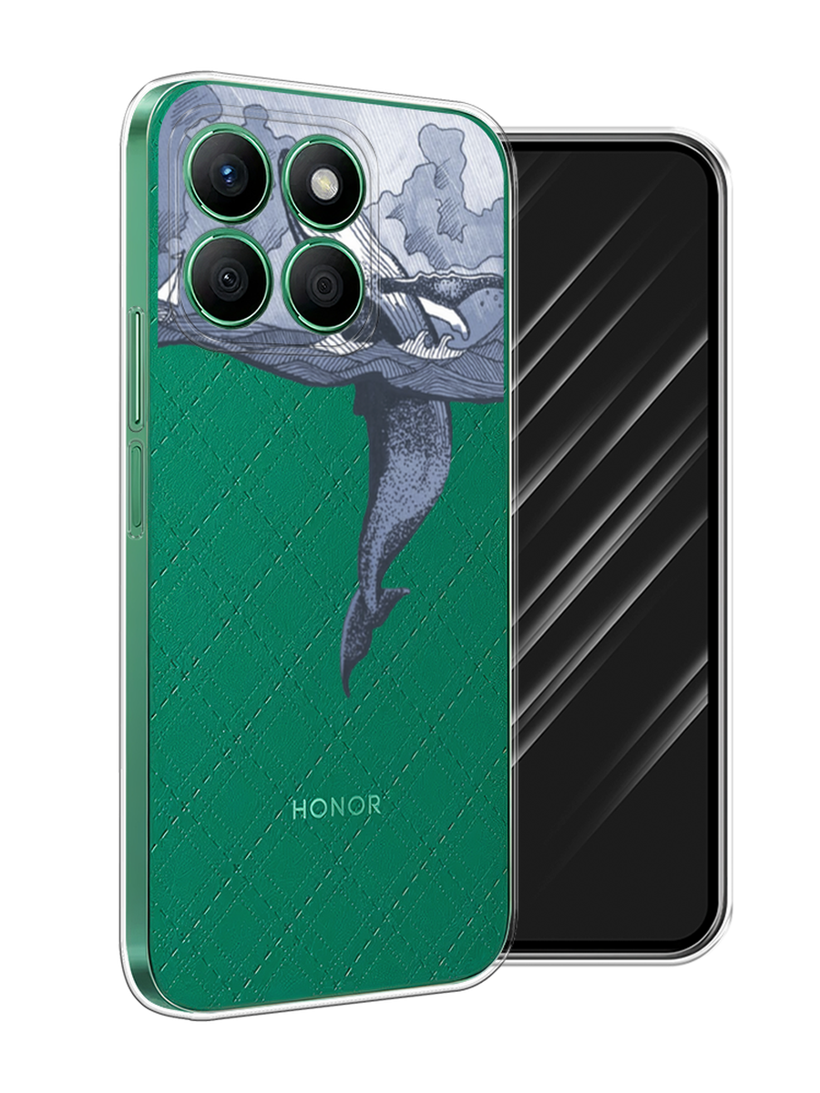 

Чехол Awog на Honor X8B "Два измерения", Голубой;черный;прозрачный, 6123250-1