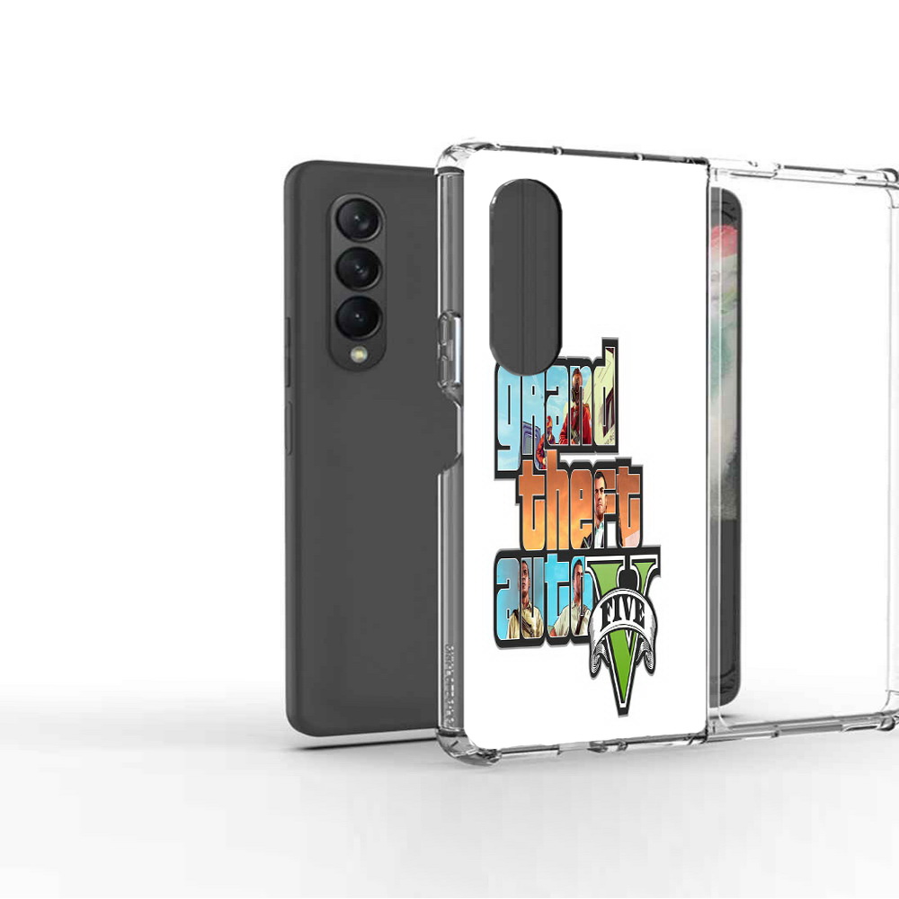 

Чехол MyPads Tocco для Samsung Galaxy Z Fold 3 игра гта, Прозрачный, Tocco