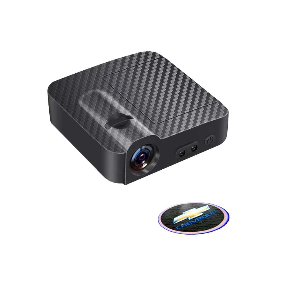 Светодиодная подсветка дверей LUMLEDIO с лого CHEVROLET в дверь автомобиля PJ-CHEVROLET