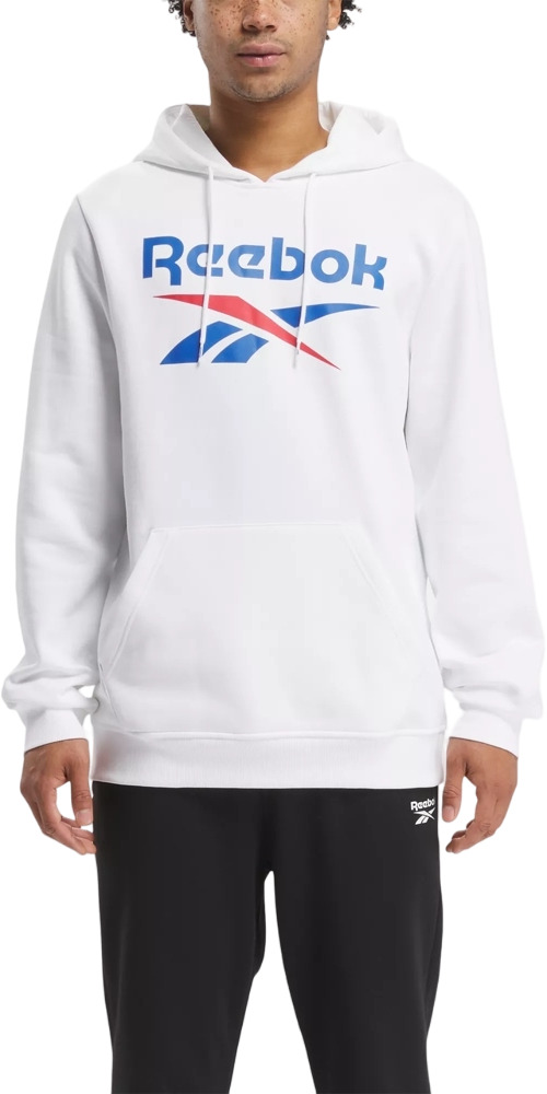 Худи мужское Reebok RI BIG STACKED LOGO HOOD белое M