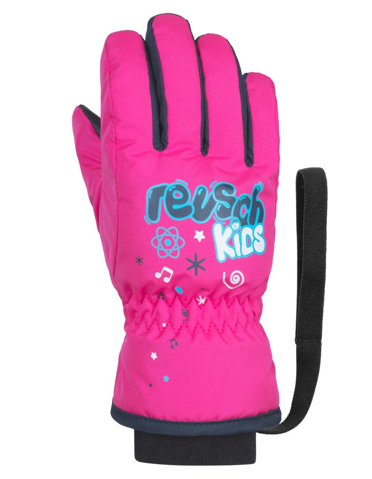 Перчатки детские горнолыжные Reusch 2021-22 Kids Pink Glo р.10-11