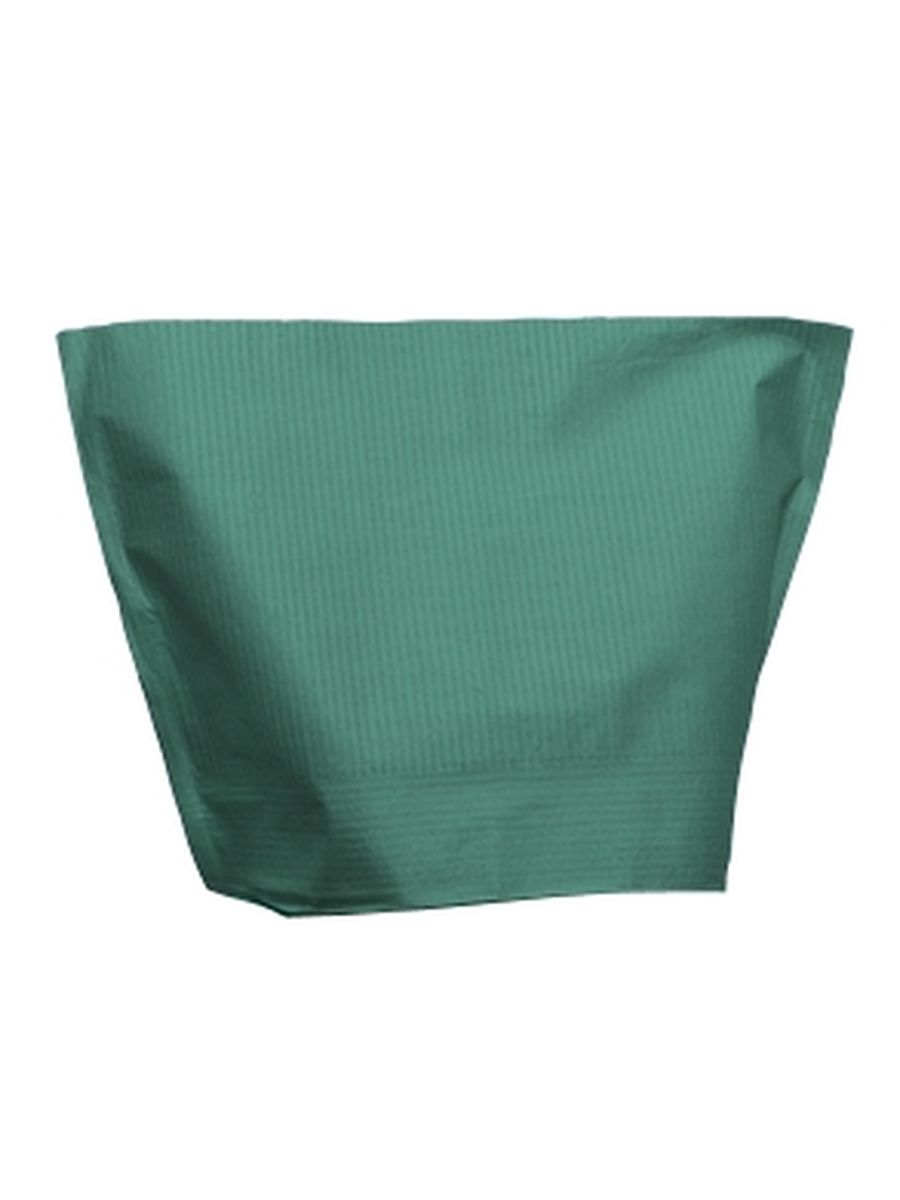 Чехол для подголовника бумажно-полиэтиленовый премиум 33 х 26,5 см 100 шт/упак зелёный