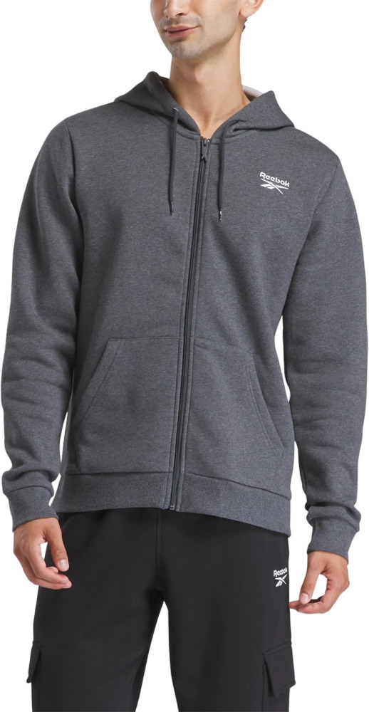 Толстовка мужская Reebok IDENTITY SL FLEECE FZ серая L