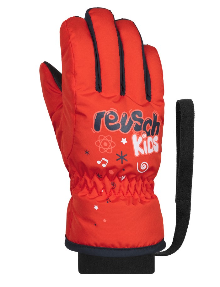 фото Перчатки детские горнолыжные reusch 2021-22 kids fire red/dress blue/white р.13