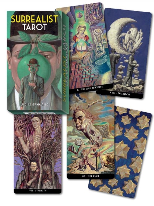 

Карты Таро "Surrealist Tarot" Lo Scarabeo / Таро Сюрреалистическое, Синий