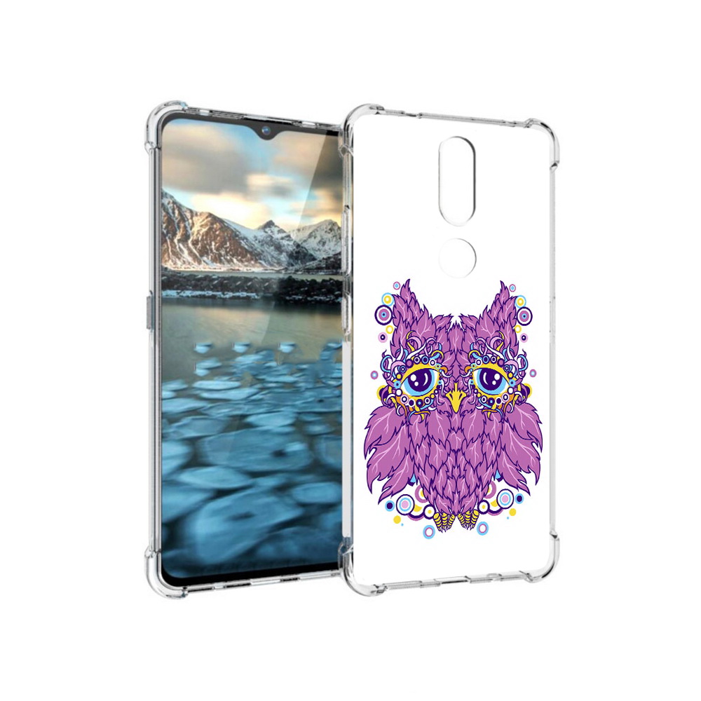 

Чехол MyPads Tocco для Nokia 2.4 Розовая сова (PT227049.107.147), Прозрачный, Tocco
