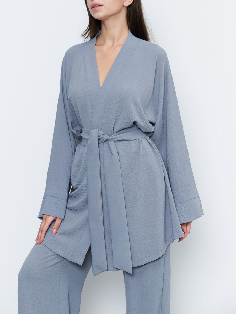

Пижама женская Mimi Pajamas Brand 100035 серая 58-60 RU, Серый, 100035