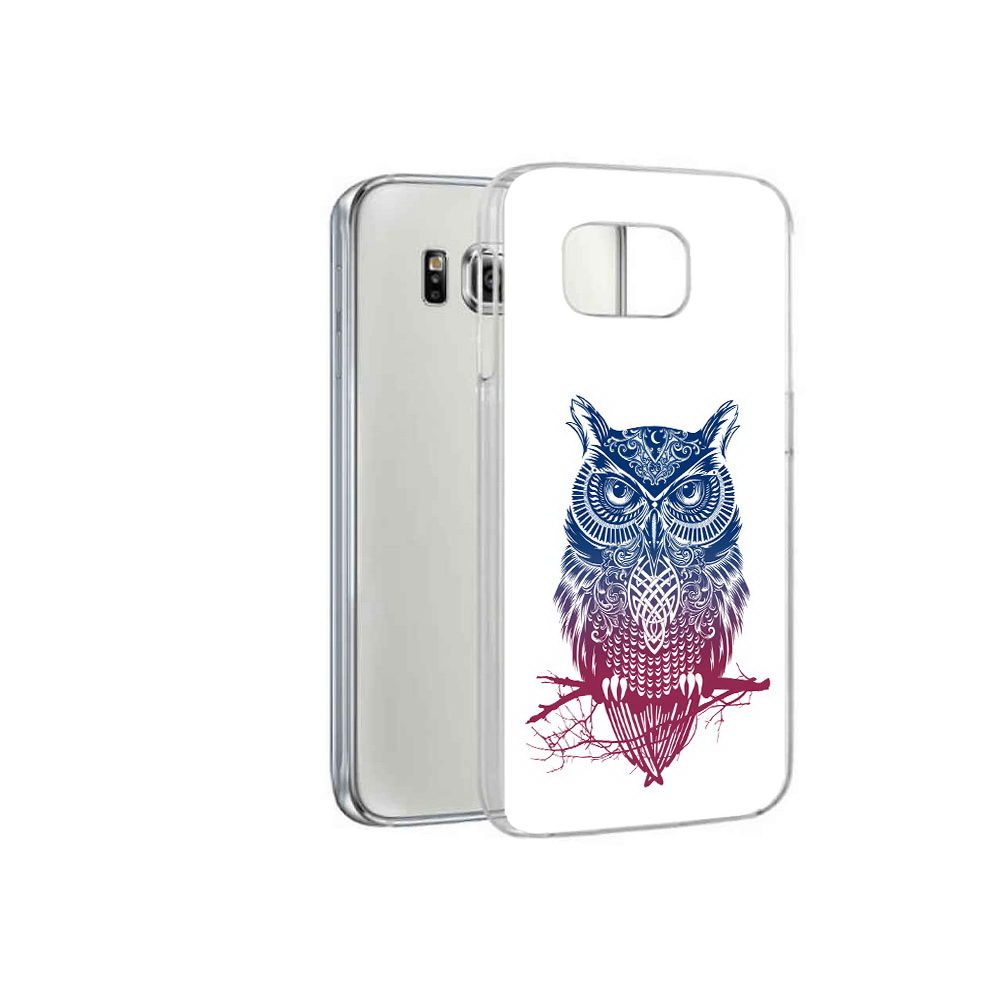 

Чехол MyPads Tocco для Samsung Galaxy S6 хиппи сова (PT12300.506.664), Прозрачный, Tocco