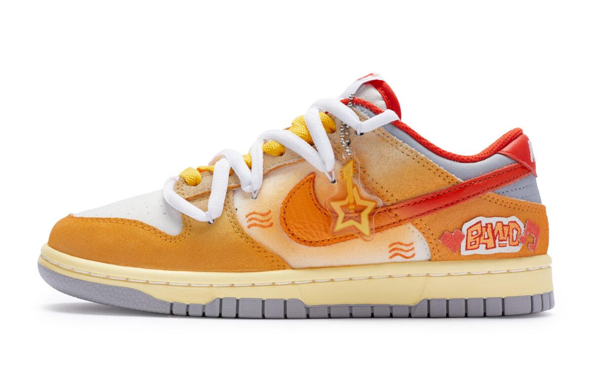 

Кеды унисекс Nike Dunk Low 811 оранжевые 43 EU, Оранжевый, Dunk Low 811